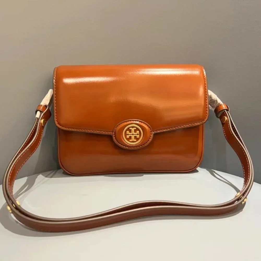NEW TORY BURCH ROBINSON SPAZZOLATO CONVERTIBLE SHOULDER BAG - Picture 1 of 9